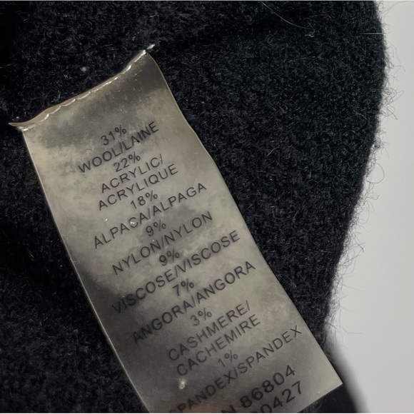 Magaschoni Genuine Fox Fur Collar Wool Alpaca Cashmere Blazer Cardigan Jacket XS - Picture 7 of 16